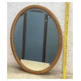 Oval Maple Mirror