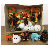Old Handmade holiday decor - pumpkins, ghosts,