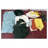 Vintage Girl Scout uniforms and accessories