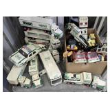 Cart lot of mostly Hess trucks - no original