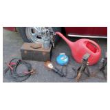 Auto Mechanics Jack Stands, Jumper Cables,