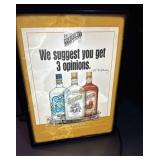 Dr McGillicuddyï¿½s imported Schnapps light up