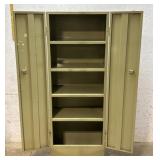 MCM 2 Door Tin Cabinet (lime green) 24/15/67