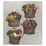 Sexton fruit basket wall hangings *some paint