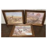 3 Beecham wildlife prints