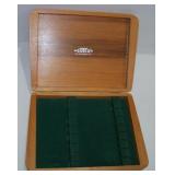 Vintage CUTCO Walnut 8 Steak Knife Case Only 10