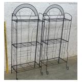 2 Folding Wire Racks 19/10/48