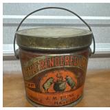 Hatfield PA. tin lard tin