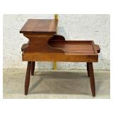 Cherry Stepdown End Table 28/18/24