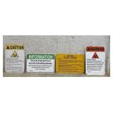 Aluminum Caution & Safety Signs (4)