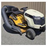 Cub cadet ltx1040 riding lawn mower with bagger