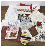 Hanging calendarï¿½89, handkerchiefs, potholders,