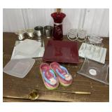 Mirrors, candle holders etc- some partylite