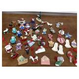 Vintage ornaments hand painted ceramic (80ï¿½s) and
