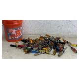 Bucket of Screwdrivers / Nut Drivers