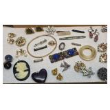 Sterling bird, Vintage clips, earrings, pins, etc