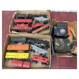 American flyer trains and Lionel transformers