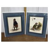 Historical prints- matted, sealed in plastic