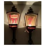 Vintage Seagrams 7 Bar Lamps