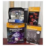Halloween projector lights and strobe light
