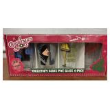 A Christmas Story collectors glass set 4 pack