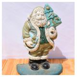 Cast Iron Santa Doorstop