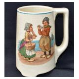 Roseville Creamware Novelty Mug (picnic-smoking