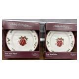 8 Christopher Radko Holiday Salad Plates