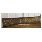 Wooden sign