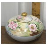 Limoges France vanity jar