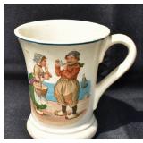 Roseville Creamware Novelty Mug (picnic/smoking