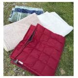 4 SOFT Blankets - Eddie Bauer, Cuddl duds,
