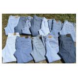 12pr mens jeans-Lee, Old Navy, Levi
