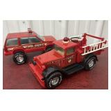 Nylint Classic Fire Trucks. (2)