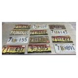 Indiana License Plates (12)