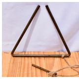 Hand Forged Triangle Dinner Bell