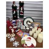 Christmas! Hand painted ornaments, ceramic