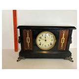 Antique Ingraham 8 Day Gonging Mantle Clock