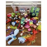 Bin of small toys