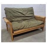 Maple futon 64in with extra cushion
