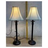 Pair of Candlestick Table Lamps