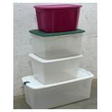 Storage Totes (4)