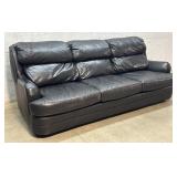 "Classic Leather" Couch - Black - good condition