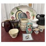 End of consignment menagerie - plater, pitchers,