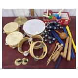 Percussion instruments and toys