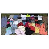 Ladies pants, shirts, tank tops, sweatshirts ,