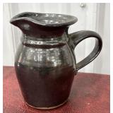 Signed Studio pottery pitcher