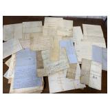 1800s Ephemera- court documents, deeds etc