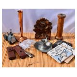 Vase, Bookend, Candleholder, etc. Vintage lot.