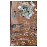Costume jewelry necklaces etc tangle, bits and